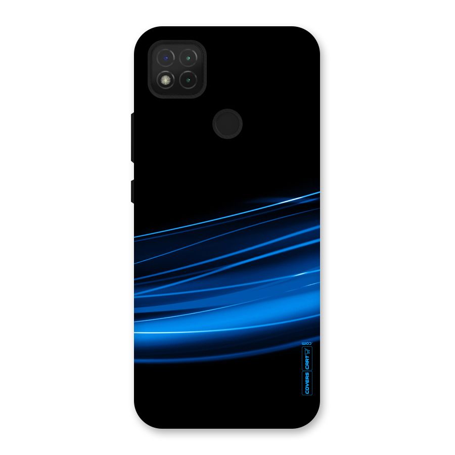 Blue Flow Back Case for Redmi 9