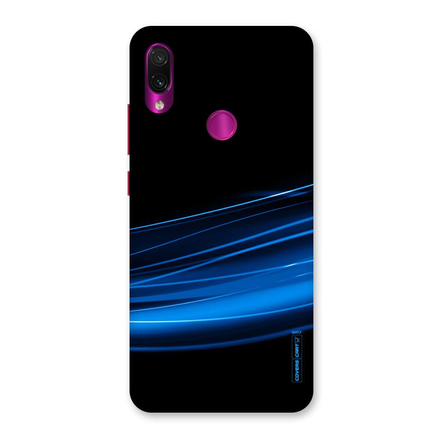 Blue Flow Back Case for Redmi Note 7 Pro