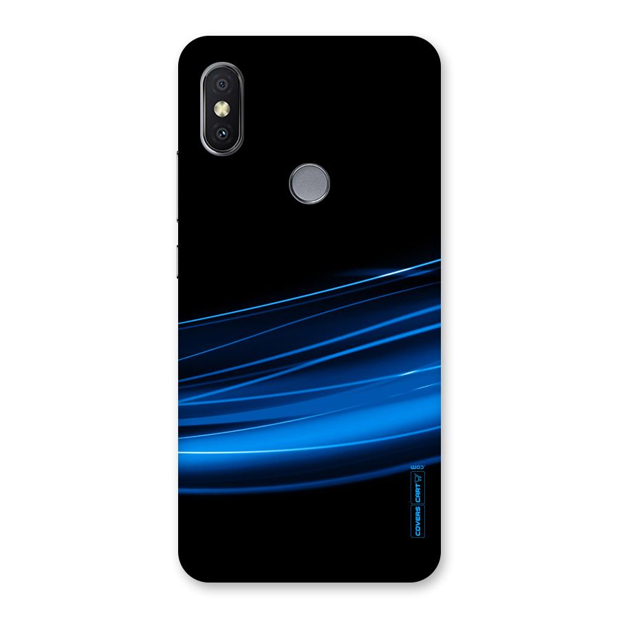 Blue Flow Back Case for Redmi Y2