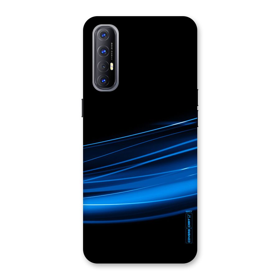 Blue Flow Back Case for Reno3 Pro
