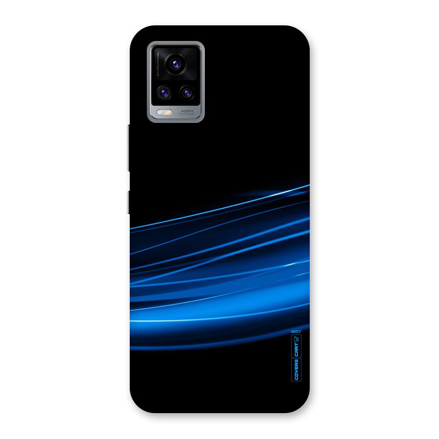 Blue Flow Back Case for Vivo V20