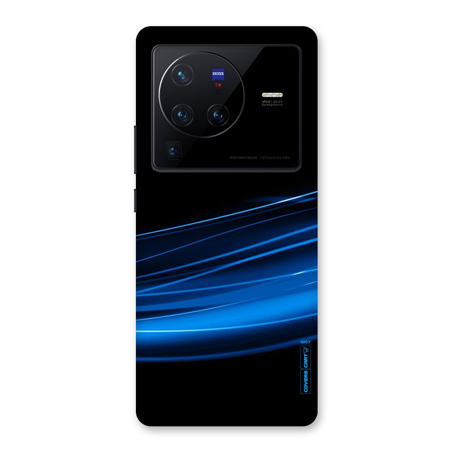 Blue Flow Back Case for Vivo X80 Pro