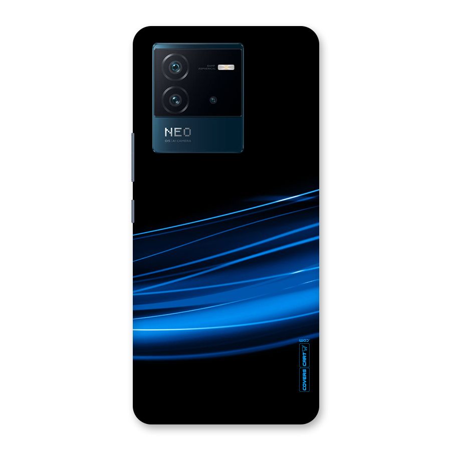 Blue Flow Back Case for Vivo iQOO Neo 6 5G