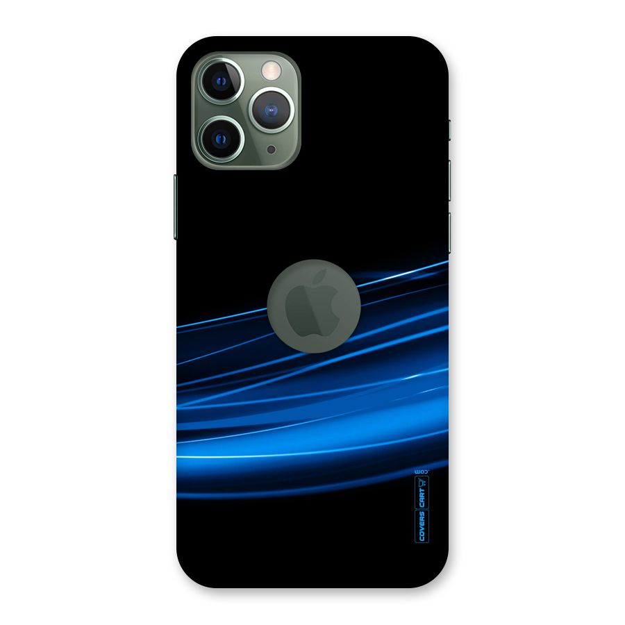Blue Flow Back Case for iPhone 11 Pro Logo  Cut