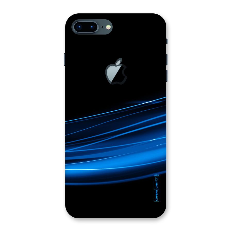 Blue Flow Back Case for iPhone 7 Plus Apple Cut