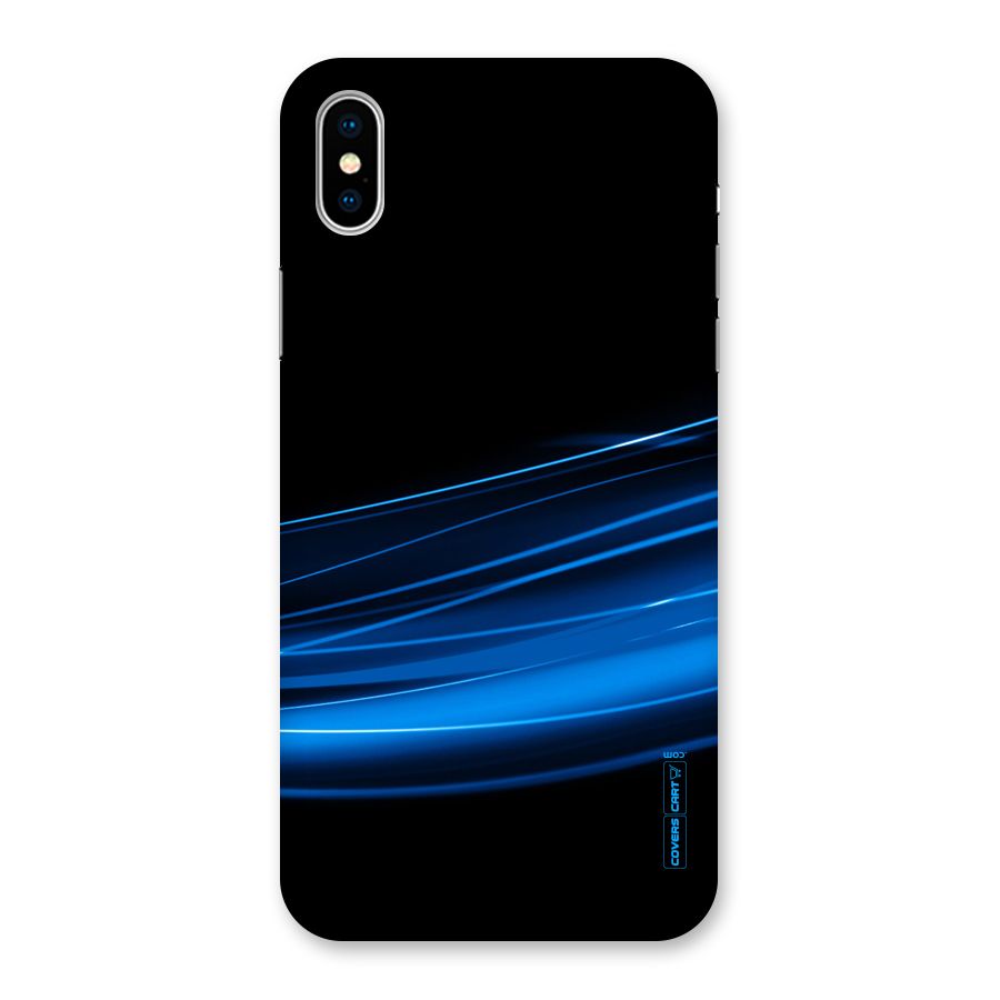 Blue Flow Back Case for iPhone XS