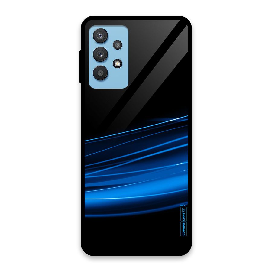 Blue Flow Glass Back Case for Galaxy M32 5G