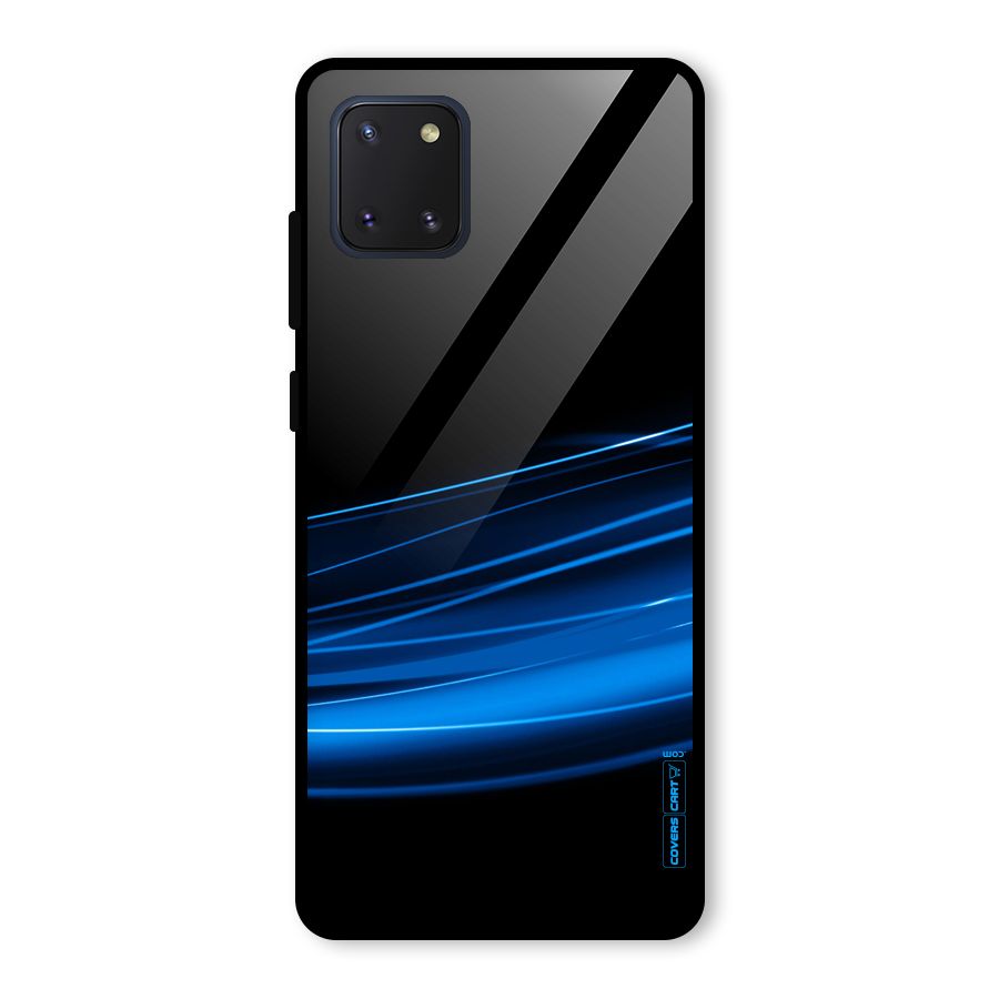 Blue Flow Glass Back Case for Galaxy Note 10 Lite