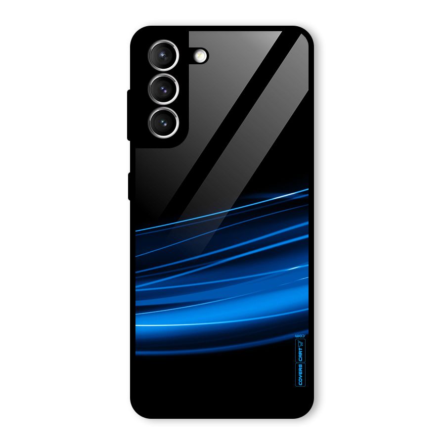Blue Flow Glass Back Case for Galaxy S21 5G