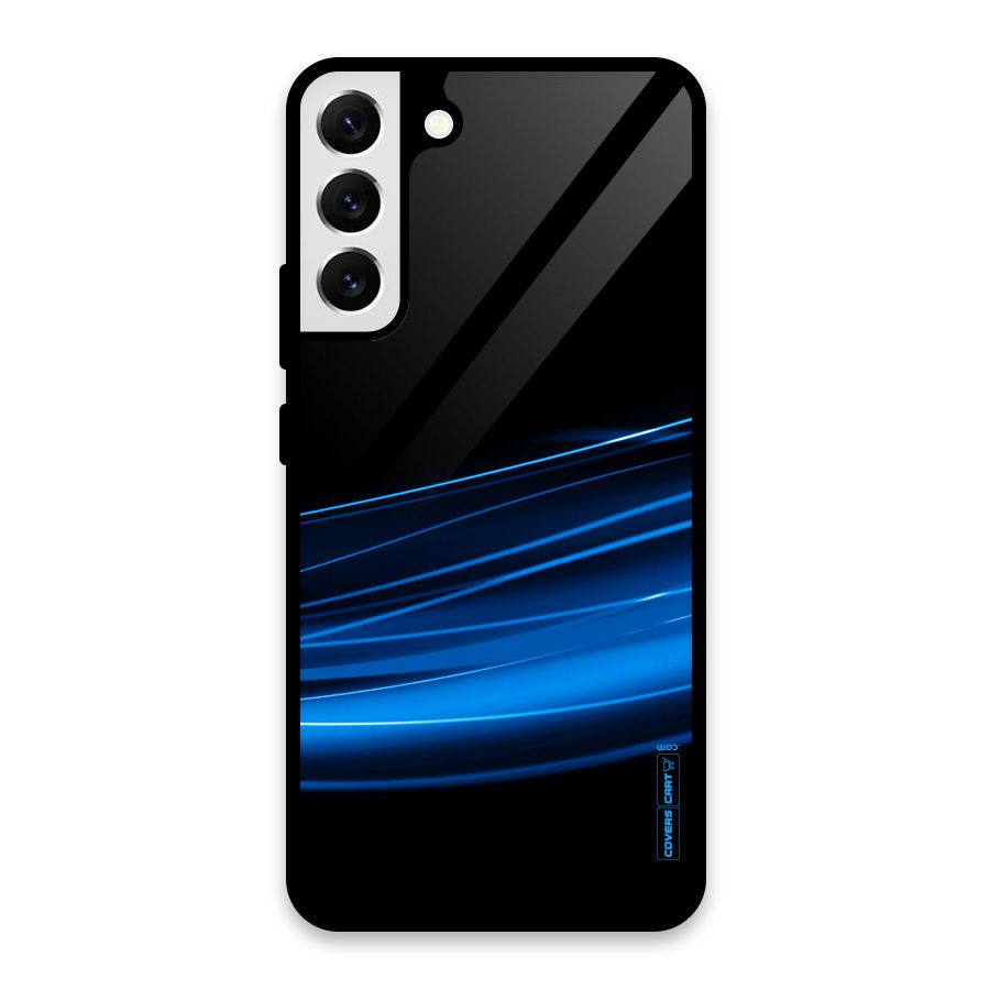 Blue Flow Glass Back Case for Galaxy S22 Plus 5G