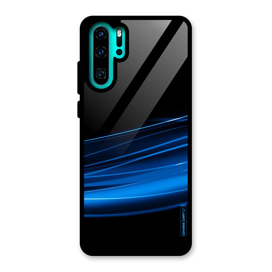 Blue Flow Glass Back Case for Huawei P30 Pro