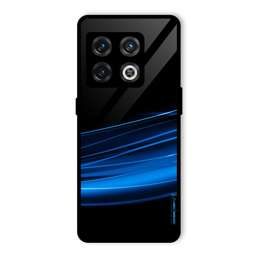 Blue Flow Glass Back Case for OnePlus 10 Pro 5G