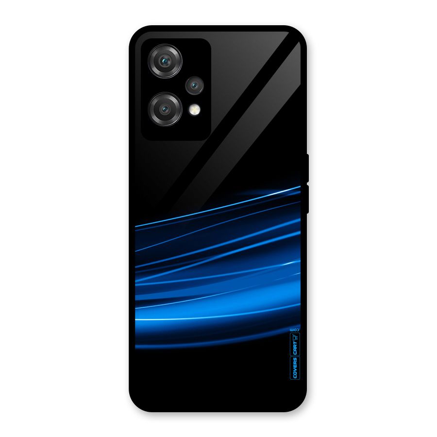 Blue Flow Glass Back Case for OnePlus Nord CE 2 Lite 5G