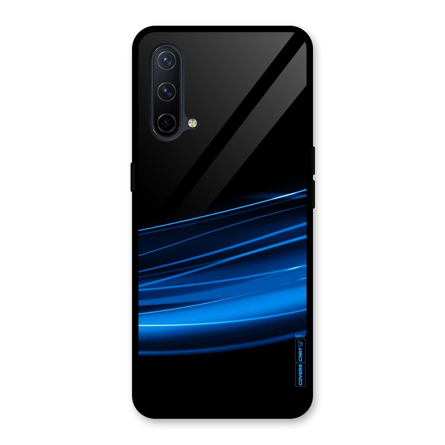 Blue Flow Glass Back Case for OnePlus Nord CE 5G