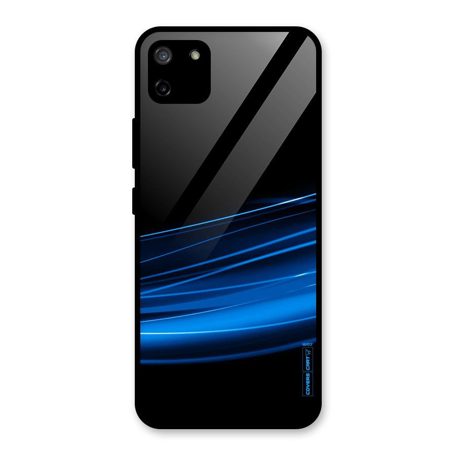 Blue Flow Glass Back Case for Realme C11