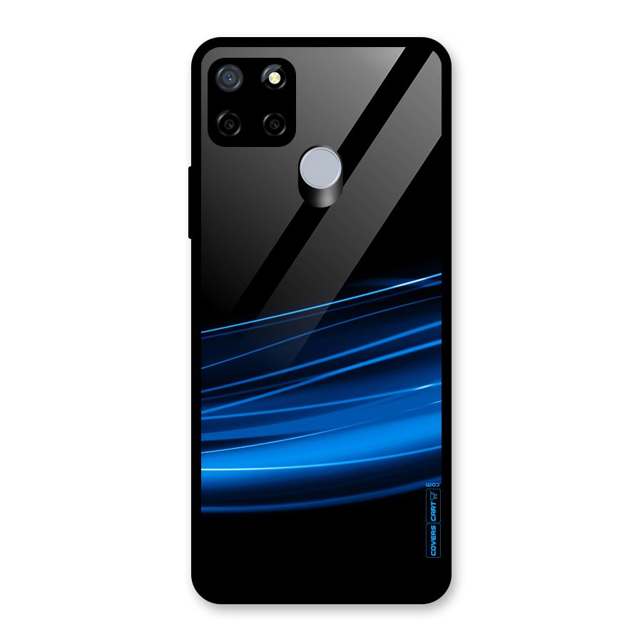 Blue Flow Glass Back Case for Realme C12