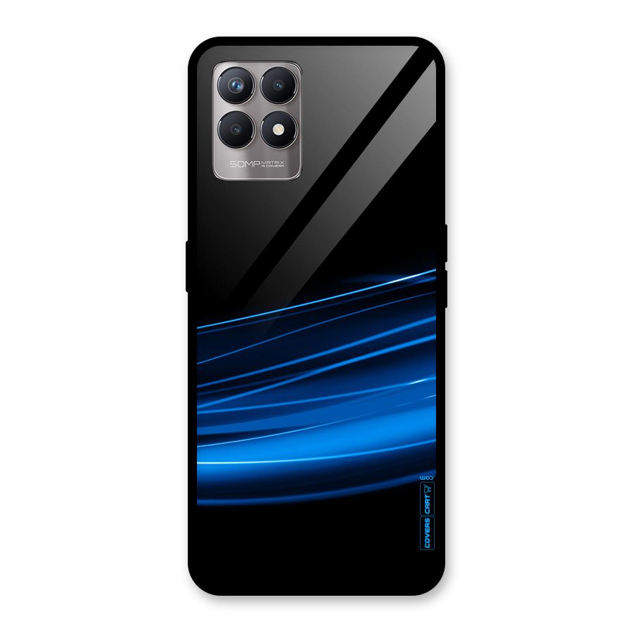 Blue Flow Glass Back Case for Realme Narzo 50