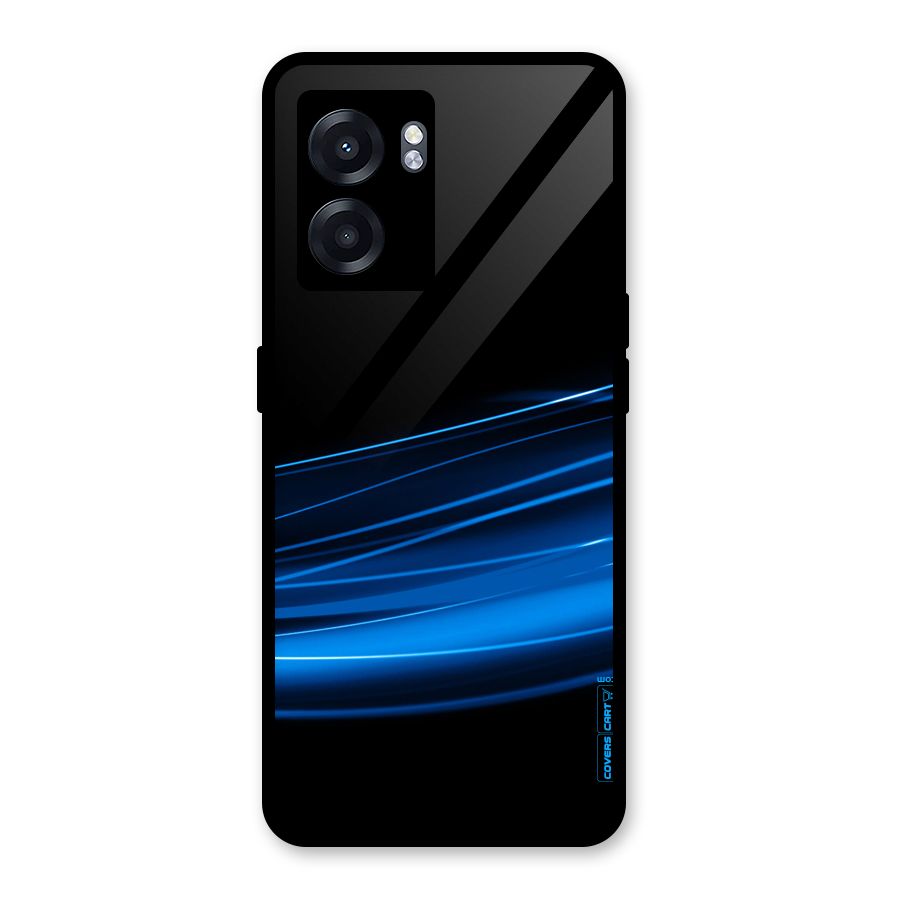 Blue Flow Glass Back Case for Realme Narzo 50 5G
