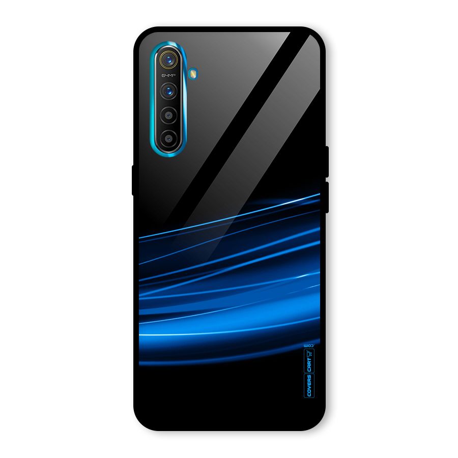 Blue Flow Glass Back Case for Realme X2