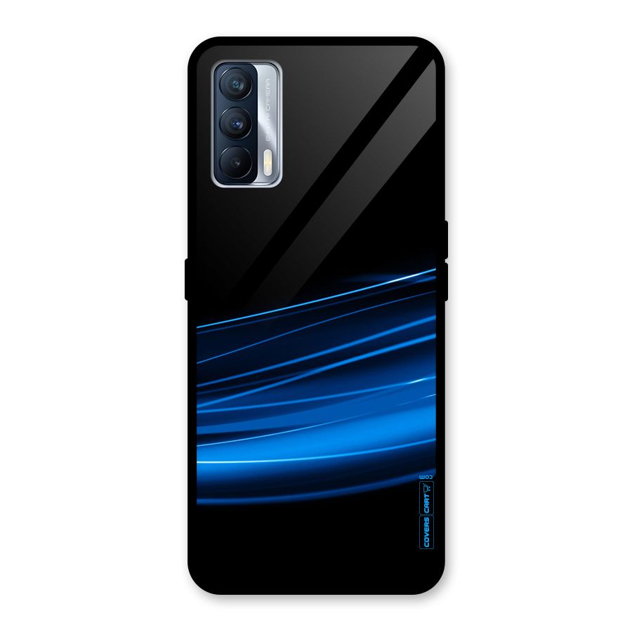 Blue Flow Glass Back Case for Realme X7