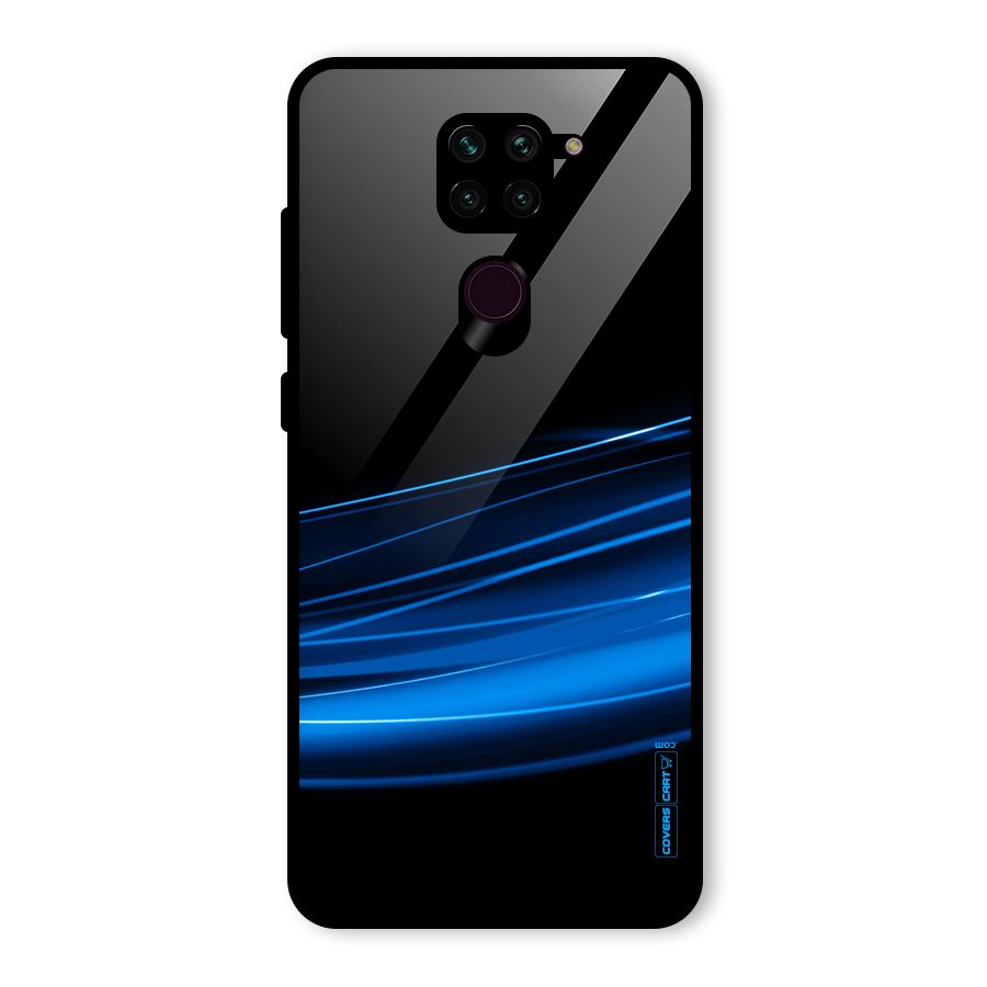 Blue Flow Glass Back Case for Redmi Note 9