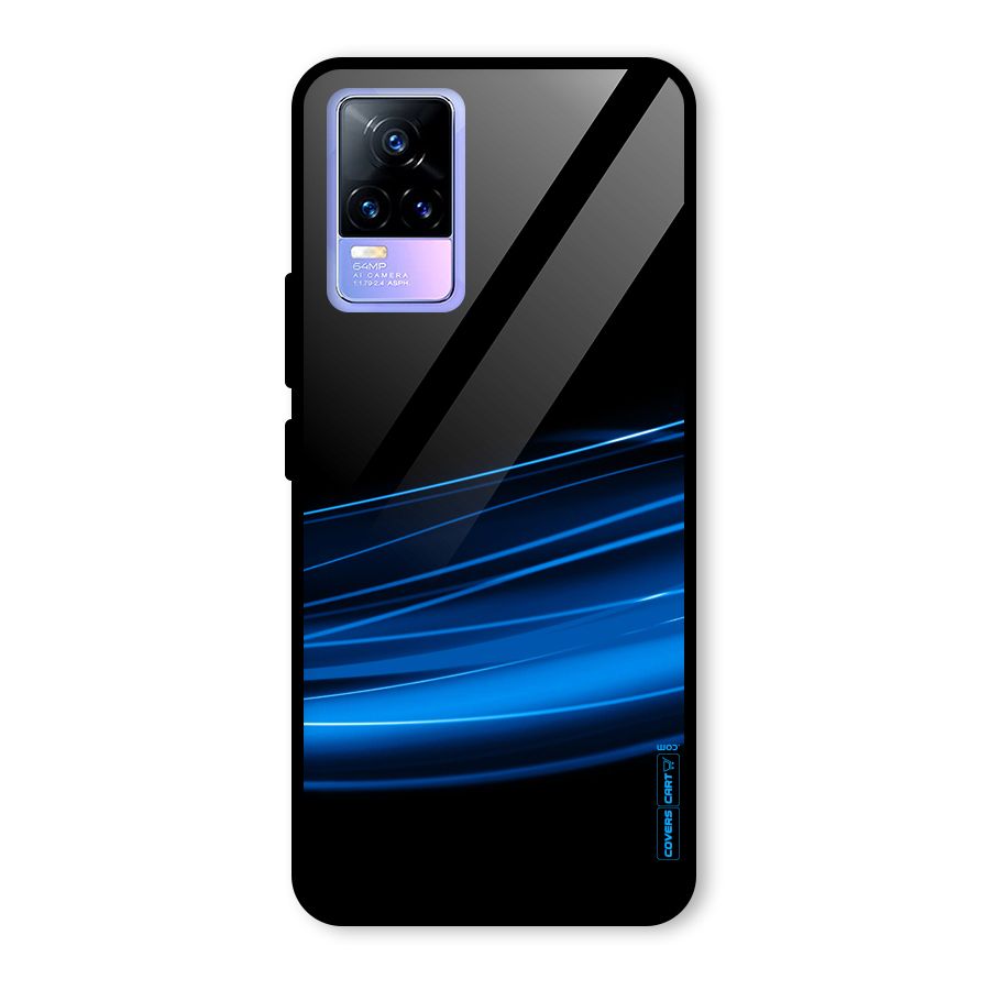 Blue Flow Glass Back Case for Vivo Y73