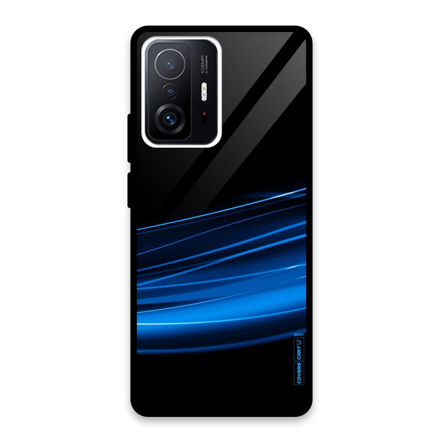 Blue Flow Glass Back Case for Xiaomi 11T Pro