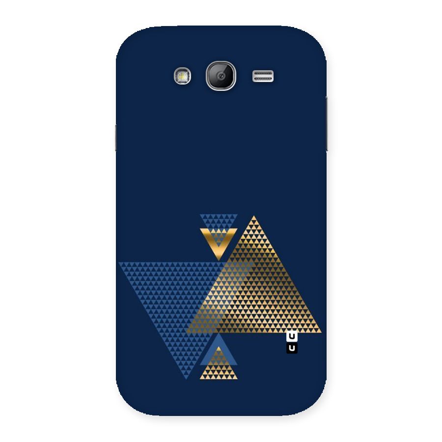 Blue Gold Triangles Back Case for Galaxy Grand Neo