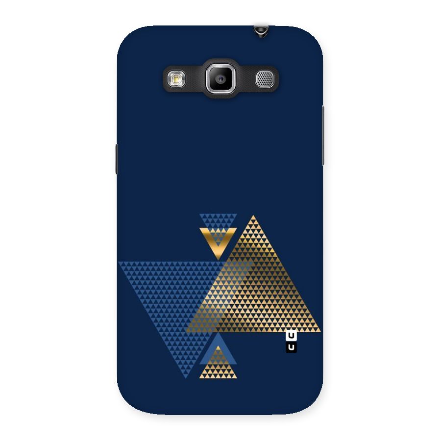 Blue Gold Triangles Back Case for Galaxy Grand Quattro