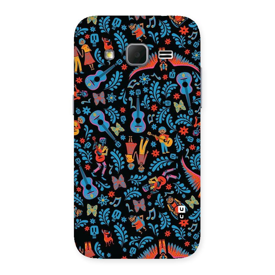 Blue Guitar Pattern Back Case for Galaxy Core Prime