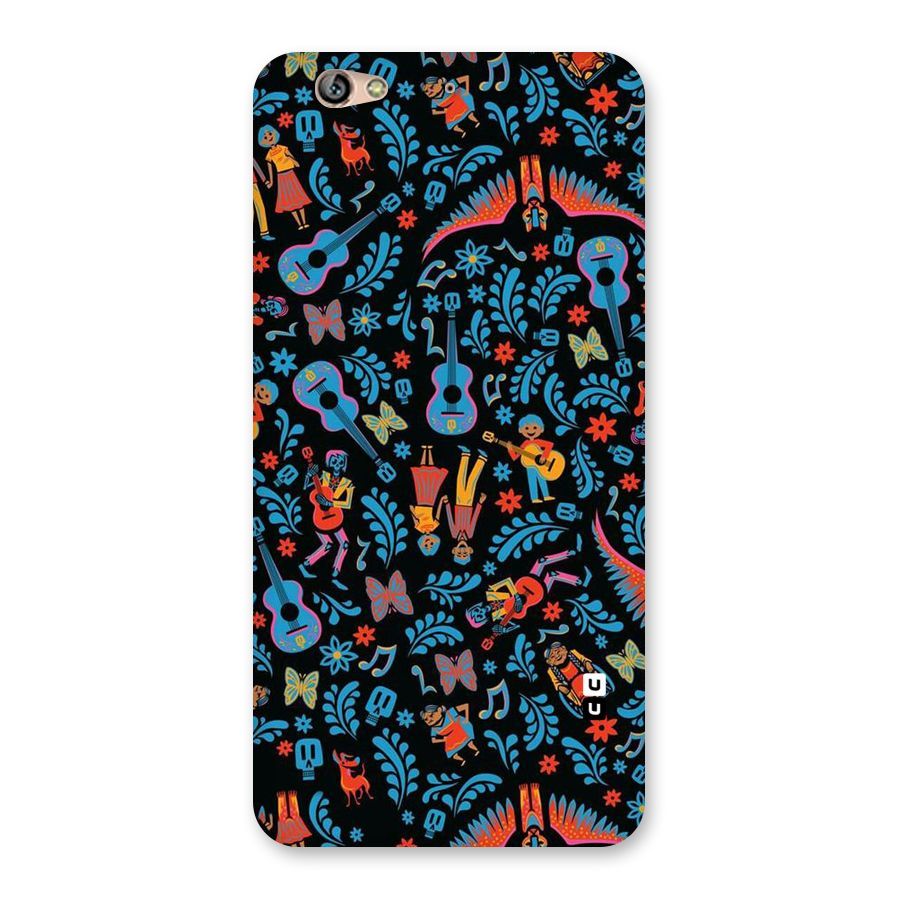 Blue Guitar Pattern Back Case for Gionee S6