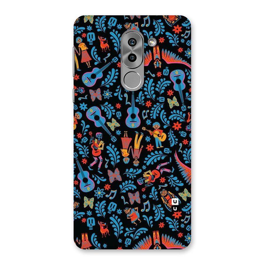 Blue Guitar Pattern Back Case for Honor 6X