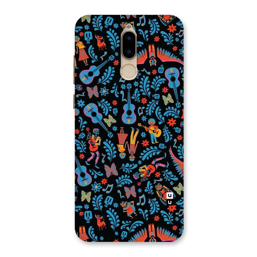 Blue Guitar Pattern Back Case for Honor 9i