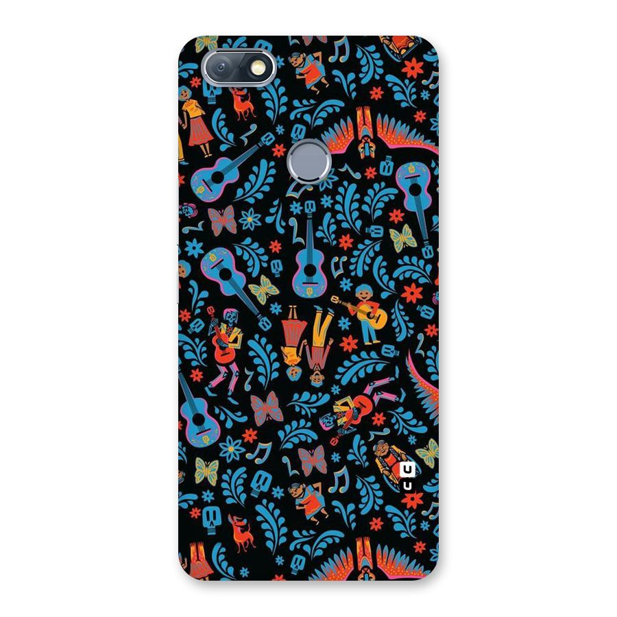 Blue Guitar Pattern Back Case for Infinix Note 5