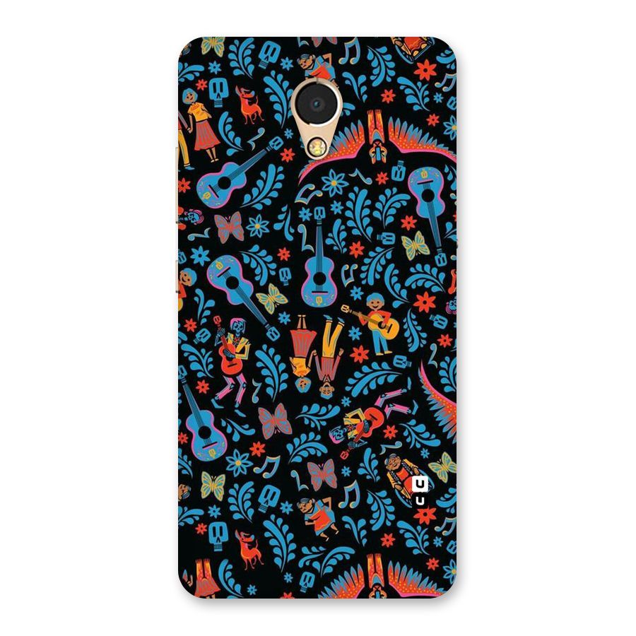 Blue Guitar Pattern Back Case for Lenovo P2