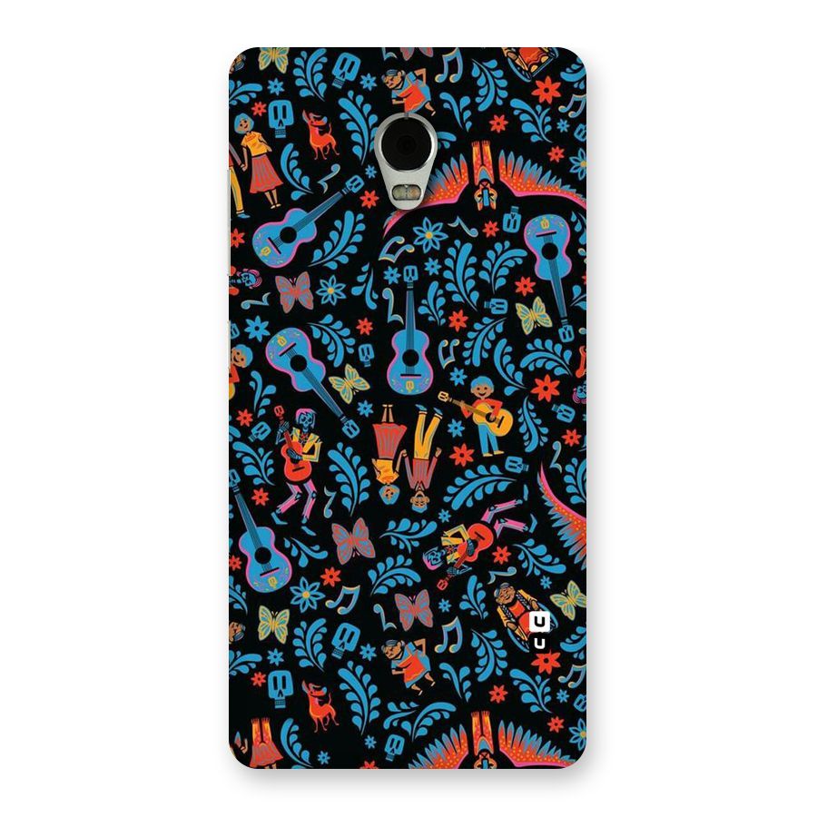 Blue Guitar Pattern Back Case for Lenovo Vibe P1