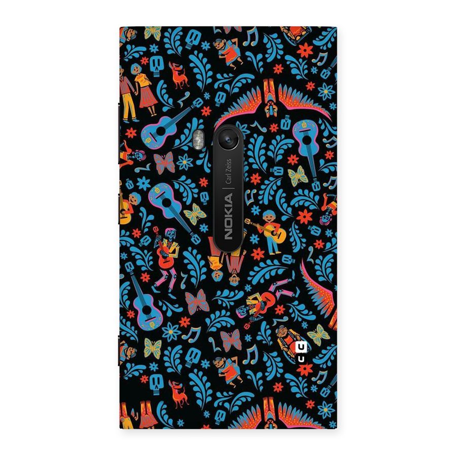 Blue Guitar Pattern Back Case for Lumia 920