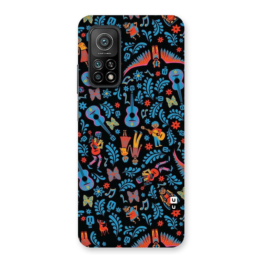 Blue Guitar Pattern Back Case for Mi 10T Pro 5G