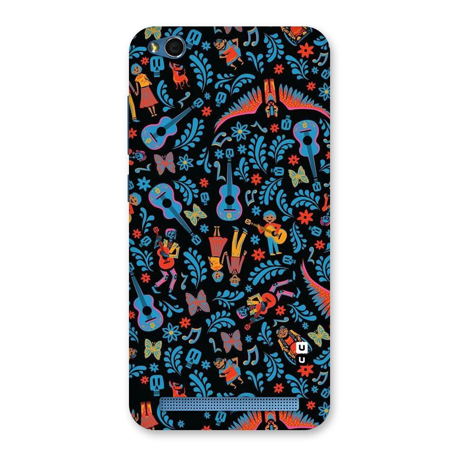 Blue Guitar Pattern Back Case for Redmi 5A