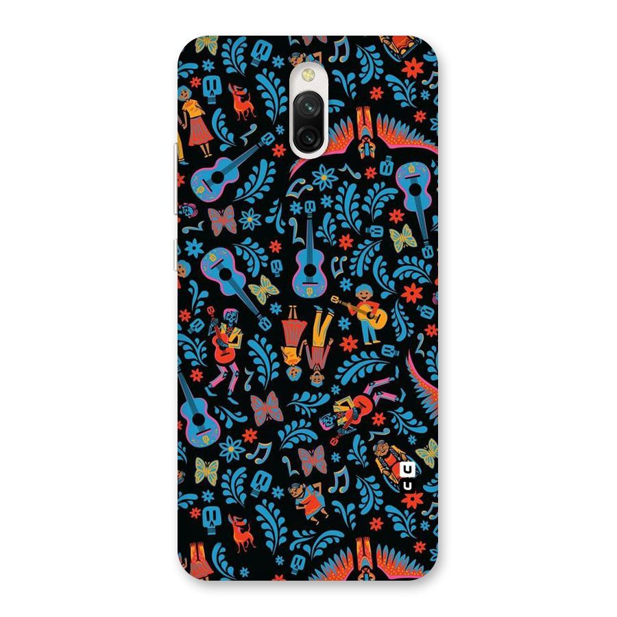 Blue Guitar Pattern Back Case for Redmi 8A Dual
