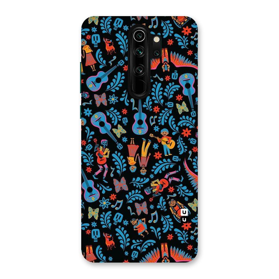 Blue Guitar Pattern Back Case for Redmi Note 8 Pro
