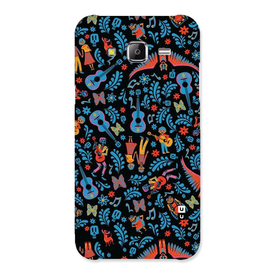 Blue Guitar Pattern Back Case for Samsung Galaxy J2 Prime