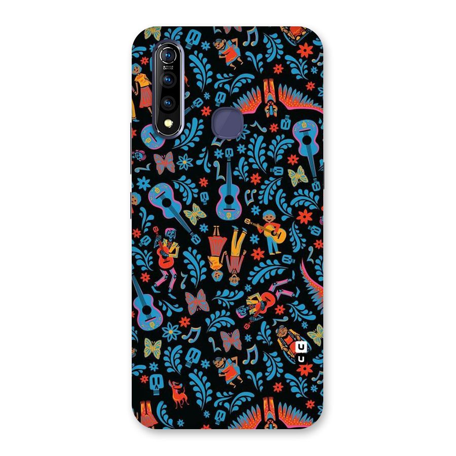 Blue Guitar Pattern Back Case for Vivo Z1 Pro