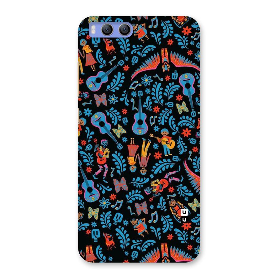 Blue Guitar Pattern Back Case for Xiaomi Mi 6