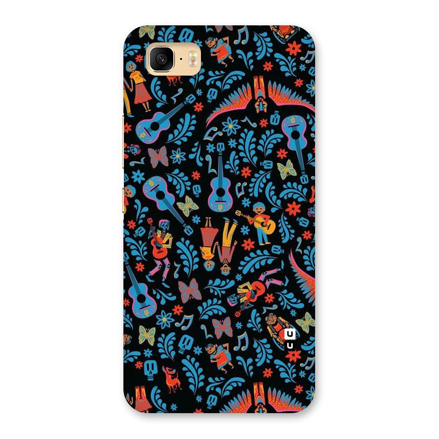 Blue Guitar Pattern Back Case for Zenfone 3s Max