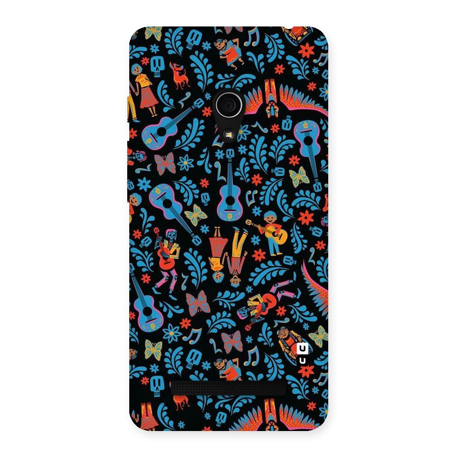 Blue Guitar Pattern Back Case for Zenfone 5