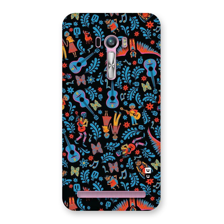 Blue Guitar Pattern Back Case for Zenfone Selfie