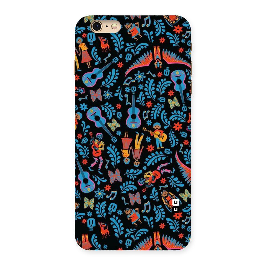 Blue Guitar Pattern Back Case for iPhone 6 Plus 6S Plus