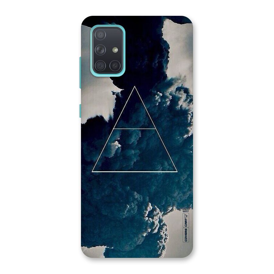 Blue Hue Smoke Back Case for Galaxy A71