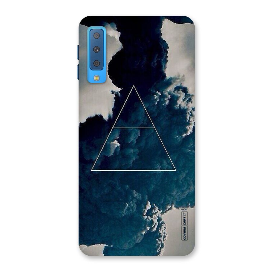 Blue Hue Smoke Back Case for Galaxy A7 (2018)